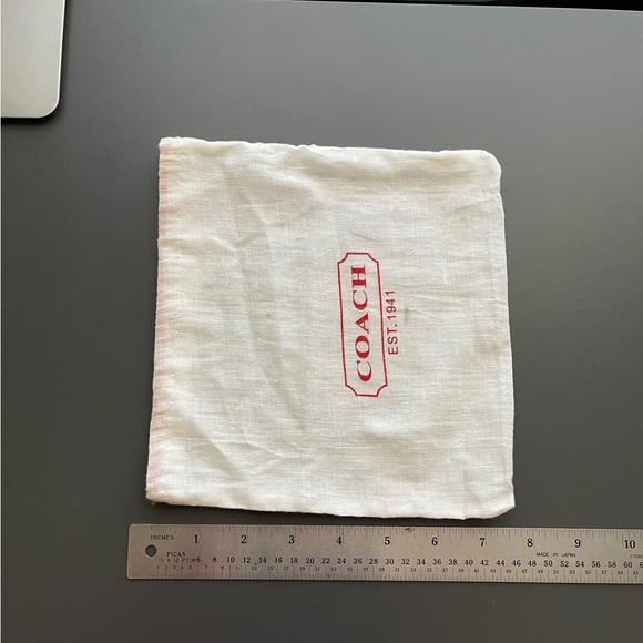 Vintage Coach Drawstring Bag 8” - Picture 2 of 4